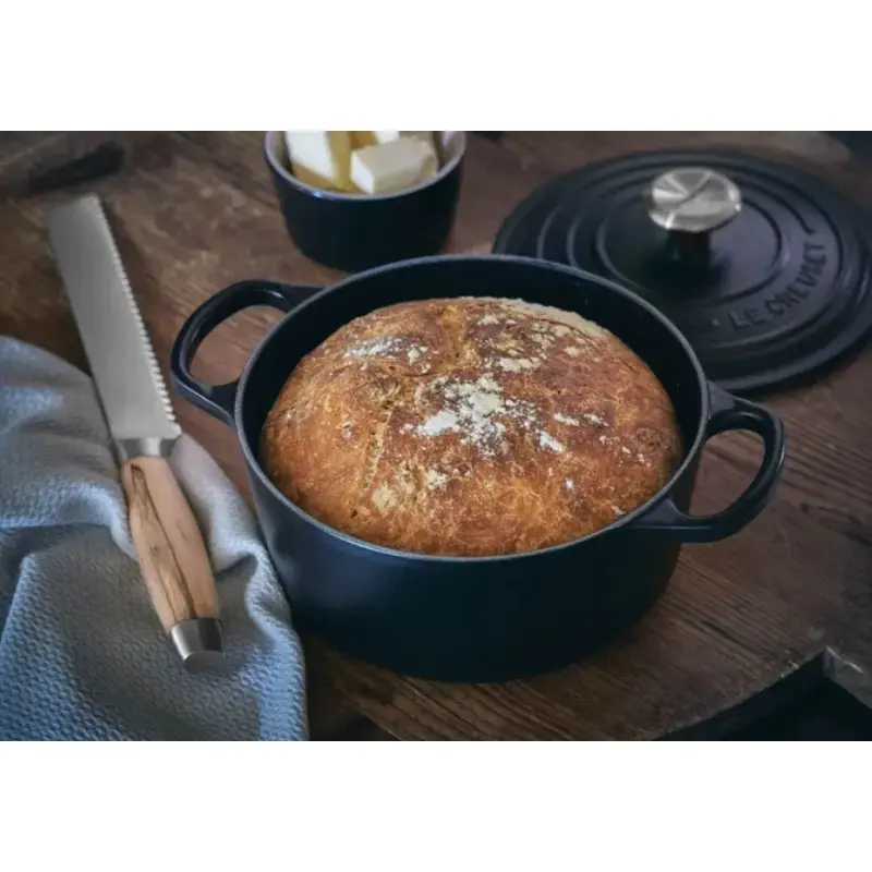 Čuguna katls apaļš Ø34cm / 12L matēti melns