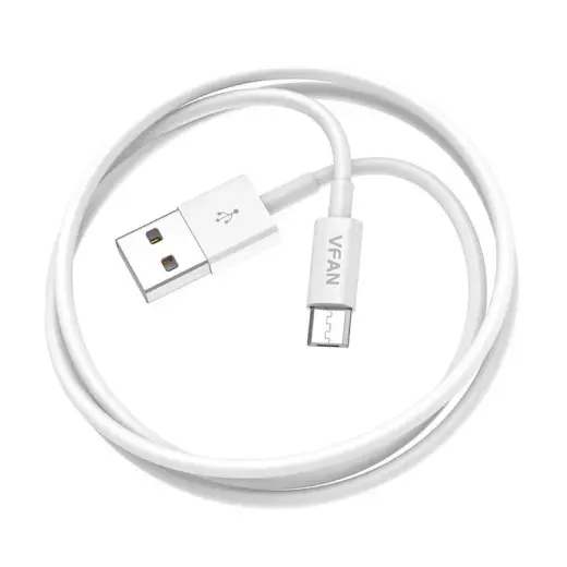 USB to Micro USB cable Vipfan X03, 3A, 1m (white)