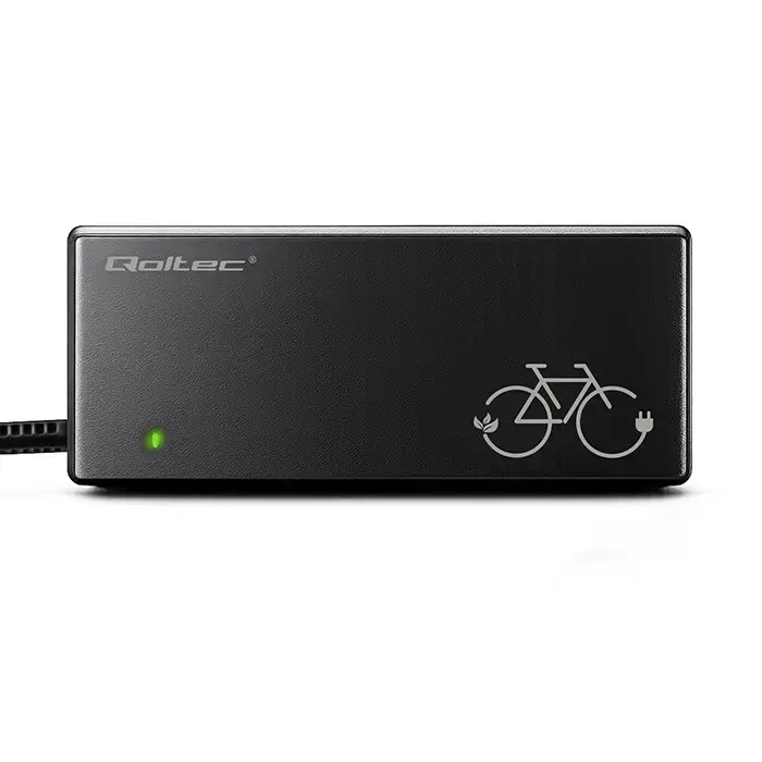 Qoltec Fast Charger for e-bike 36V | 42V | 2A | GX12-3Pin +power cable