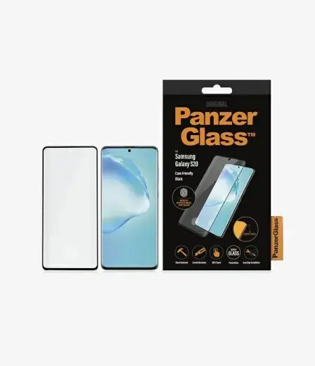 PanzerGlass Curved Super+ Samsung S20G980 Case Friendly Finger Print czarny/black