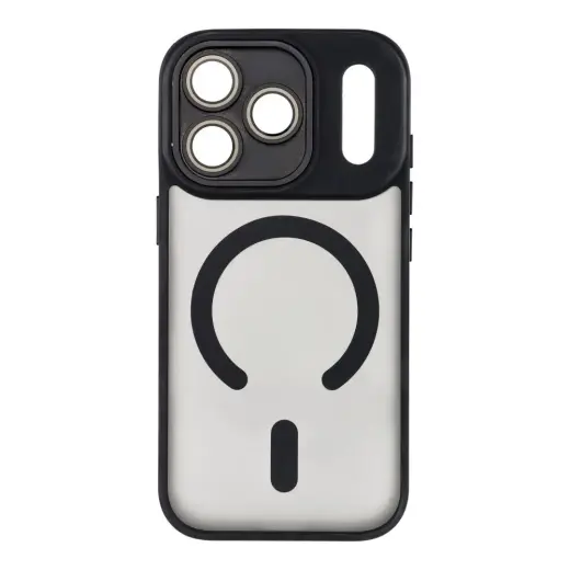 VARIETE MAG COVER telefono dėklas su MagSafe palaikymu iPhone 17 Pro juodas