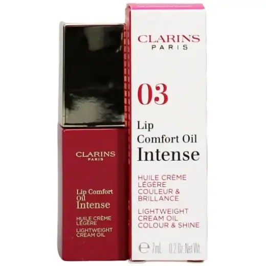 Clarins Lip Comfort Oil Intense lip gloss with moisturising effect 03 Intense Raspberry 7 ml