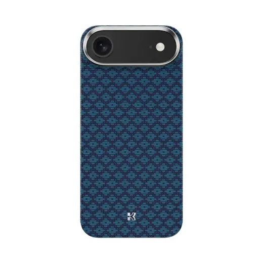 Benks Magnetic Armor Air Armor Grid Kevlar Case Metal Frame 600D (0068) for Iphone 17 Air blue