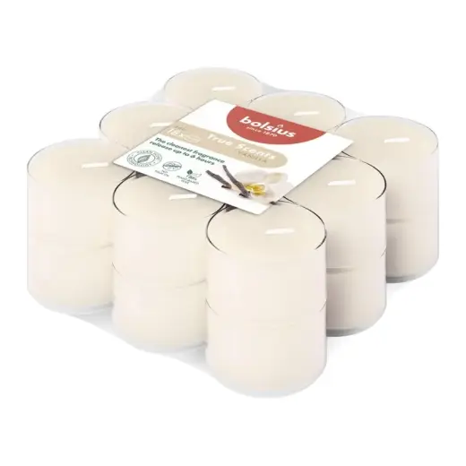 Tējas sveces arom. 18 gab.True Scents vanilla 
