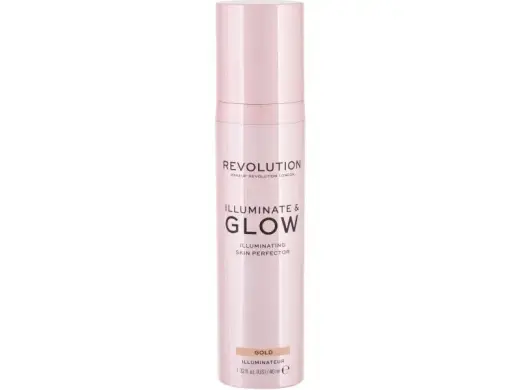 Makeup Revolution, Glow & lluminate, Liquid Highlighter, Gold, For Face, 40 ml