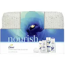 Nourish Ultimate Beauty Bag Collection - Gift set for body care with cosmetic bag.