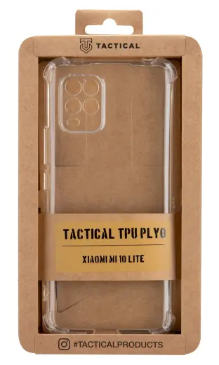 Tactical TPU Plyo Cover for Xiaomi Mi 10 Lite Transparent