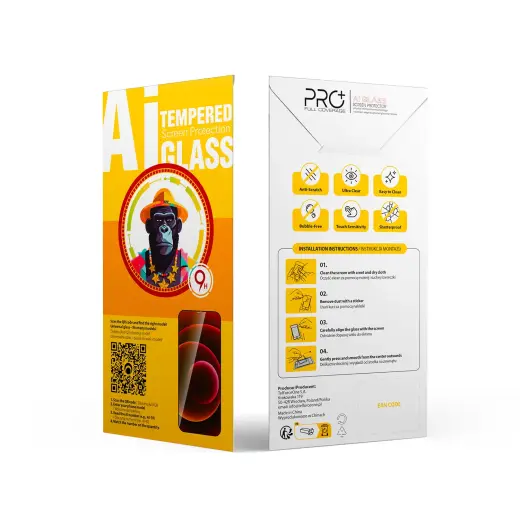Universal tempered glass 9D OneFit AI-13 6,9"