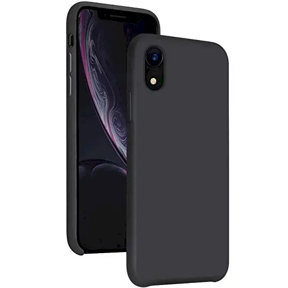 Fusion Soft Matte Back Case Silicone Case For Apple iPhone XR Black