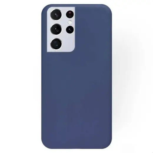 Fusion elegance fibre protect silicone case for Samsung G998 Galaxy S21 Ultra 5G blue