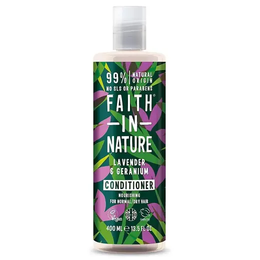 Faith In Nature, Lavender & Geranium, Hair Conditioner, Nourishing, 400 ml