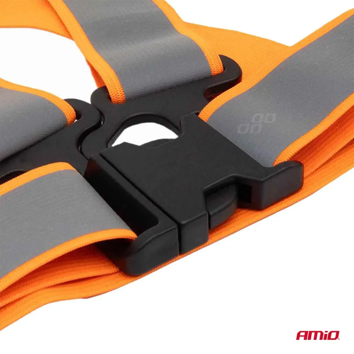 Reflective safety belt vest orange color AMiO-03939