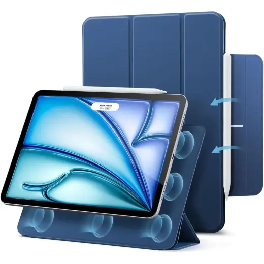 ESR REBOUND MAGNETIC IPAD AIR 10.9” 4 / 5 / 2020-2022 / 11” 6 / 7 / 8 / 2024-2026 NAVY BLUE