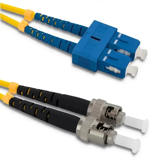 Qoltec Patchcord fiber optic SC/UPC - ST/UPC | Singlemode | 9/125 | G652D | Duplex | 3m