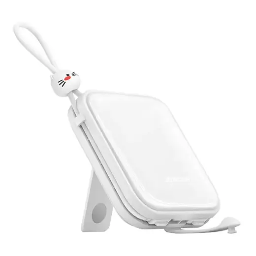 Joyroom JR-L009 Cutie external battery (powerbank) | 10000 mAh | 12W | USB-C, Lightning, USB-A | white