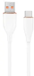 Gembird Premium silicon andmeedastus- ja laadimiskaabel | USB-A kuni USB-C | 1.5m | valge