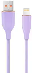 Gembird Premium silicon data transfer and charging cable | USB-A to Lightning | 1.5m | purple