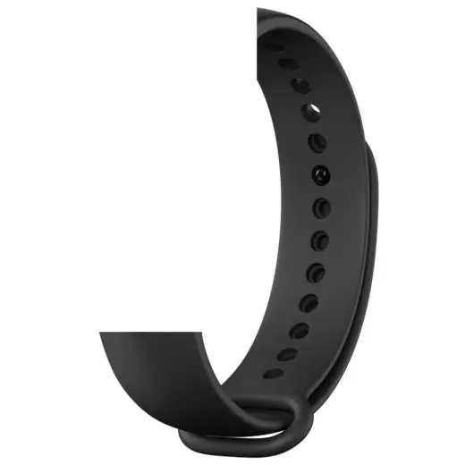 Devia Deluxe Sport išmaniojo laikrodžio dirželis Xiaomi Mi Band 5/6 | silikoninis | juodas