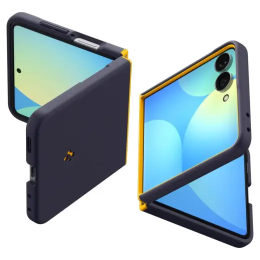 Spigen Nano Pop чехол с поддержкой MagSafe для телефона Samsung Galaxy Z Flip 8 (F776) тёмно-синий