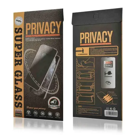 Fusion Full Screen Privacy Tempered Glass for Apple iPhone 16 Pro Max