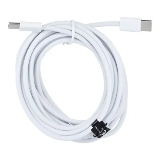 HD26 datu pārraides un uzlādes vads | USB-C uz USB-C | PD, QC 3.0 | 30W | 3m | balts