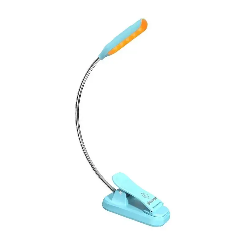 Wireless lamp Glocusent mini GLCSNTBL103B clip-on book light, USB-C Blue