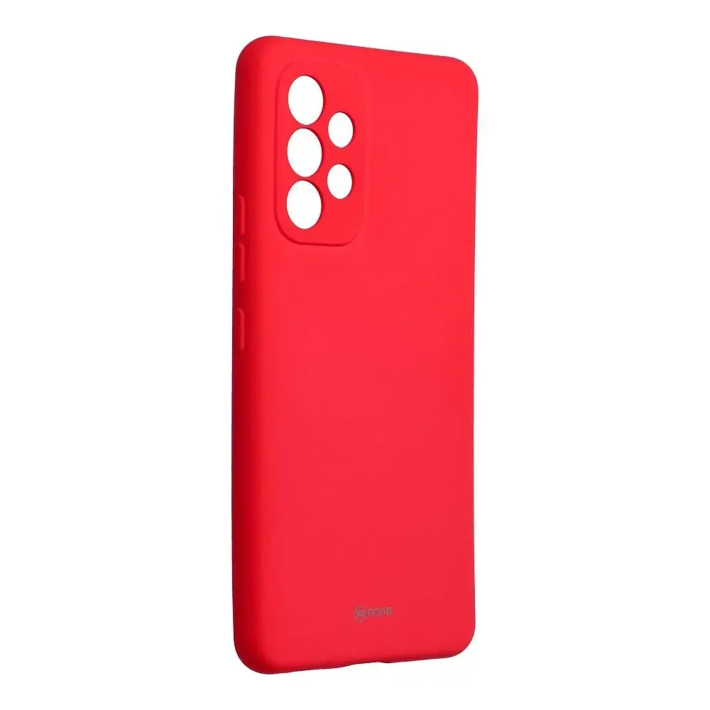 Roar All Day Colorful Jelly telefono dėklas Samsung Galaxy A53 5G (A536) rožinis