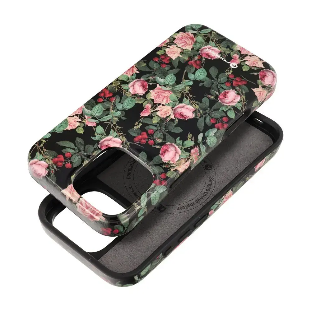 Case for iPhone 16 PRO MAX Forcell F-Protect Mirage compatible with Magsafe Military Drop-Test rose drama