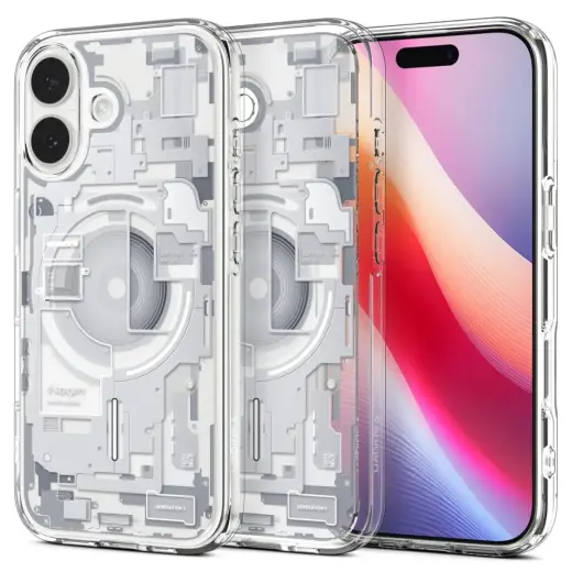 Spigen Ultra Hybrid phone case with MagSafe support for Apple iPhone 17 white
