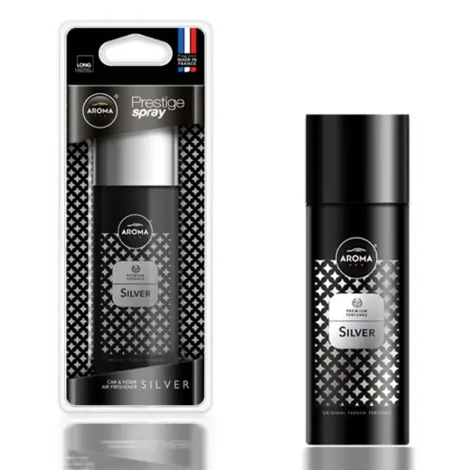 Car air freshener AROMA PRESTIGE SPRAY SILVER