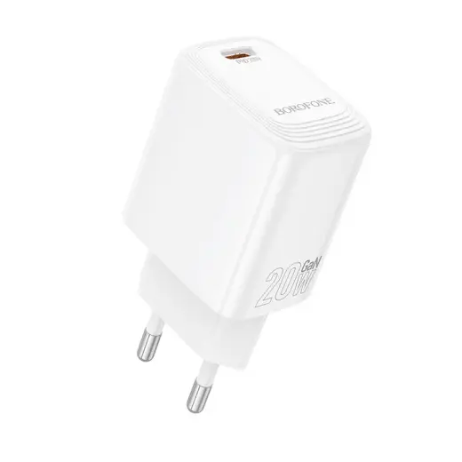 Borofone BN26 travel charger | 20W | PD | USB-C | white