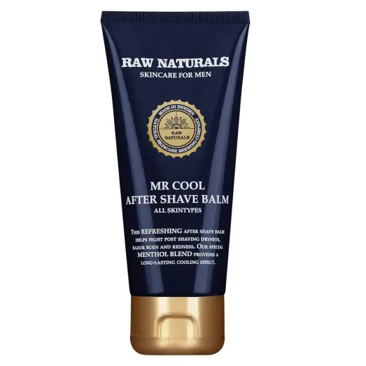 Raw Naturals, Mr.Cool, 100% vegan, Refreshing, After-Shave Balm, 100 ml