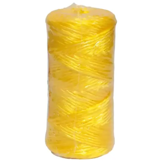 Polypropylene cord ''for packaging'', yellow 100m