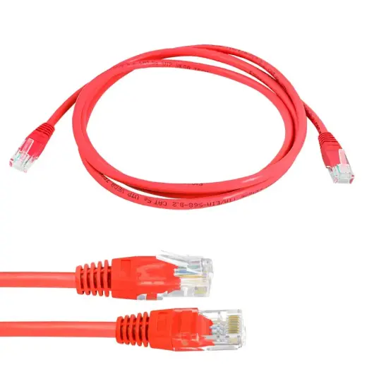 Ethernet LAN tinklo kabelis | 5m | raudonas