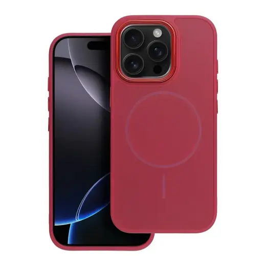 Frame Mag Cover maciņš ar MagSafe atbalstu telefonam iPhone 12 rozā