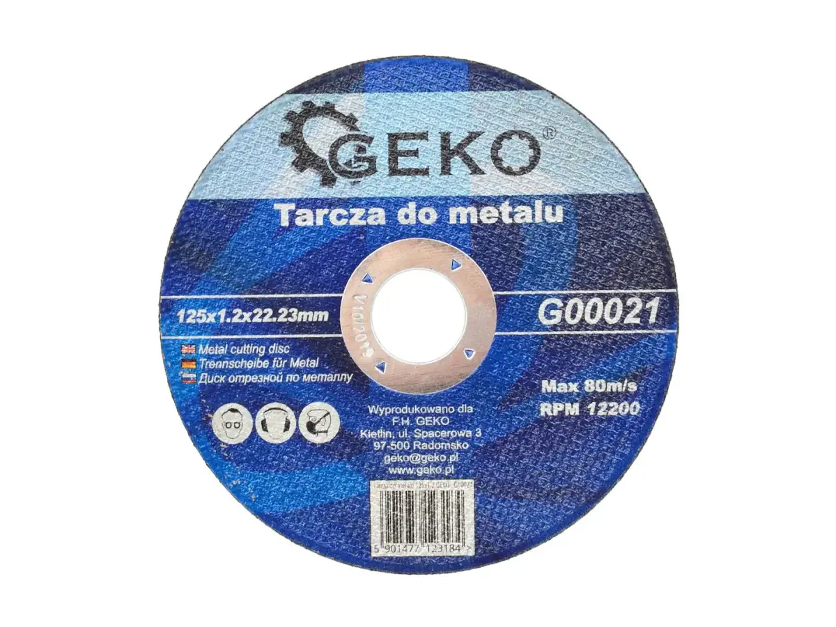 Metallilõikeketas 125x1,2x22,23mm GEKO