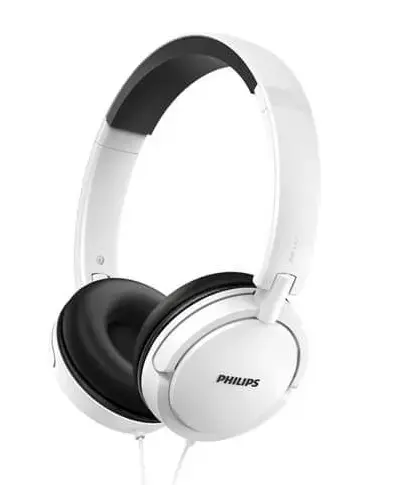 PHILIPS Austiņas ar galvas stīpu (baltas)