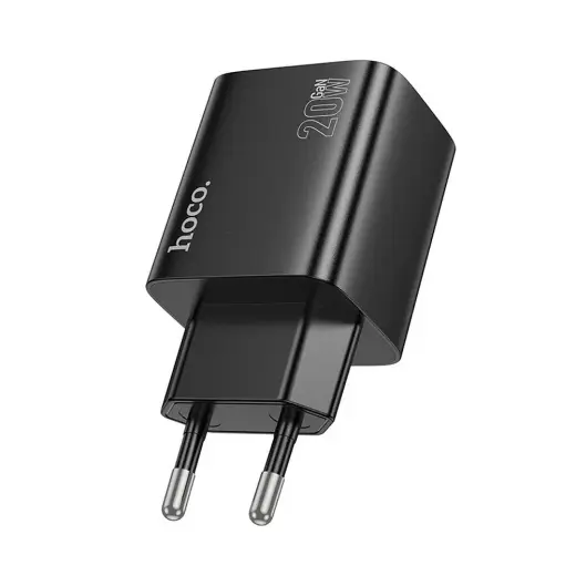 HOCO N55 reisilaadija | 20W | PD, QC, PPS | USB-C, USB-A | must