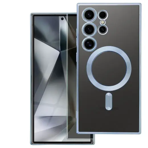 Electro Mag maciņš ar MagSafe atbalstu telefonam Samsung Galaxy A37 (A376) zils
