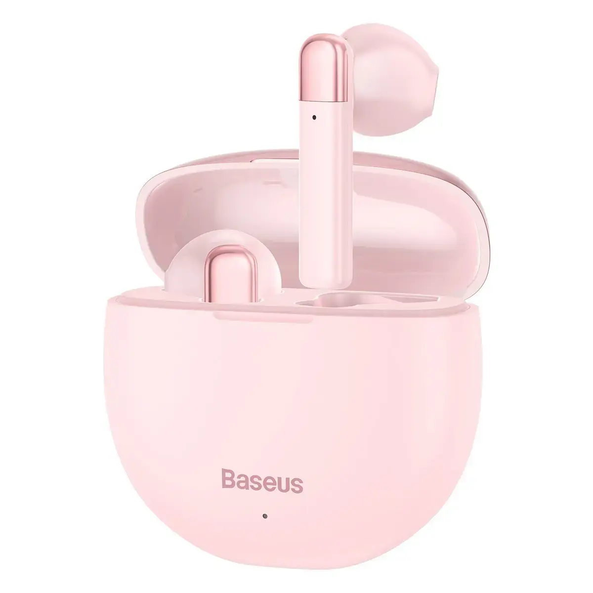 Wireless headphones Baseus Encok W2, Bluetooth 5.0 (pink)