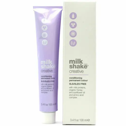 Milk Shake, Creative, SLS/SLES-Free, Permanent Hair Dye, 9.869BR Very Light Blond Chestnut Red, 100 ml