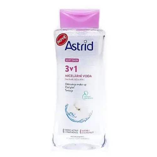 Astrid Micellar Water 3in1 for Dry and Sensitive Skin Soft Skin 400 Ml