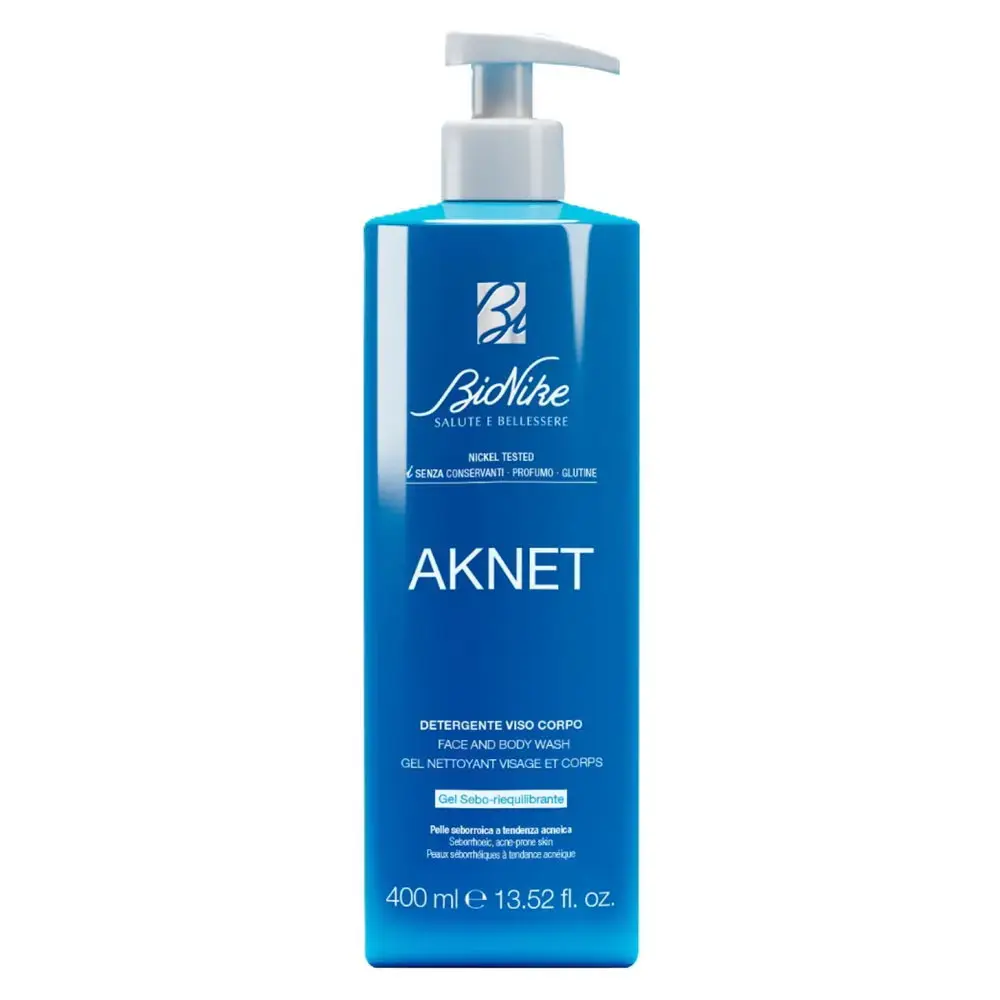 BioNike , Aknet, Cleansing AND Purifying, Cleansing Gel, For Face AND For Body, 400 ml