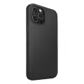 UNIQ etui Lino Hue iPhone 12 Pro Max 6,7" czarny|ink black Antimicrobial Photo