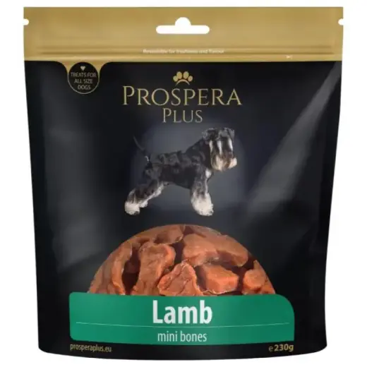 Gardums suņiem – Prospera Plus Lamb Mini Bones, 230 g