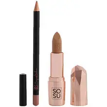 "Let Them Talk Nudist Lip Kit - Set for lips with lipstick and lip liner."