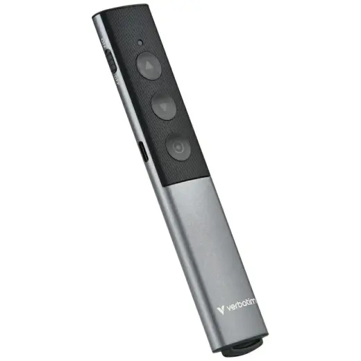 Presenter Verbatim Agenda with laser pointer grey 32366