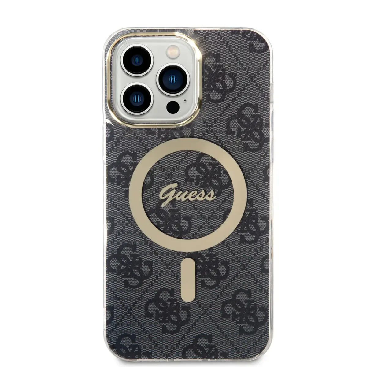 Guess IML 4G MagSafe Case for iPhone 15 Pro Max Black