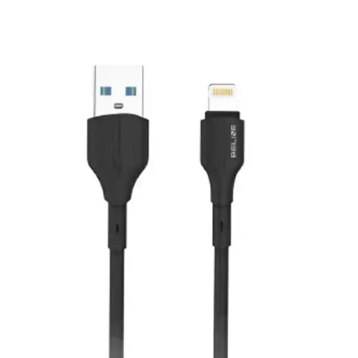 Beline BLNCBL01 datu pārraides un uzlādes vads | USB-A uz Lightning | 25W | 1m | melns