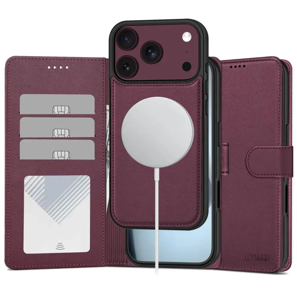 TECH-PROTECT WALLET MAGSAFE IPHONE 17 PRO MAX / 18 PRO MAX MULBERRY